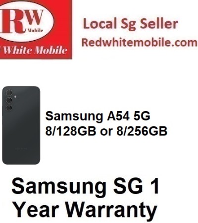 三星A54 5G 8/128GB或8/256GB三星SG 1年保修